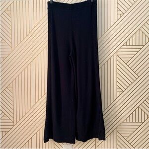 Intimately Free People Black Show Off pants Highrise semi sheer side striped M
